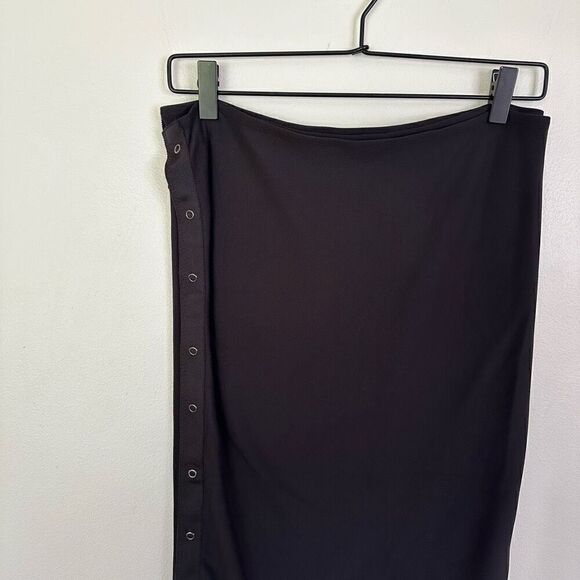 Lululemon Vinyasa Black and Grey Stripe Versible Snap Closure Oversized - Picture 6 of 7